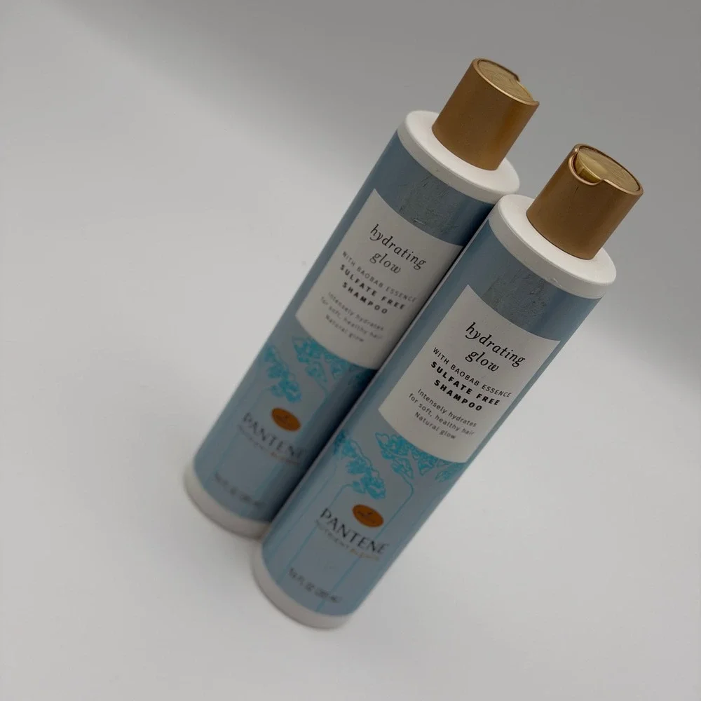 Pantene Nutrient Blends Hydrating Glow Sulfate Free Shampoo‎ Baobab Essence 2pk